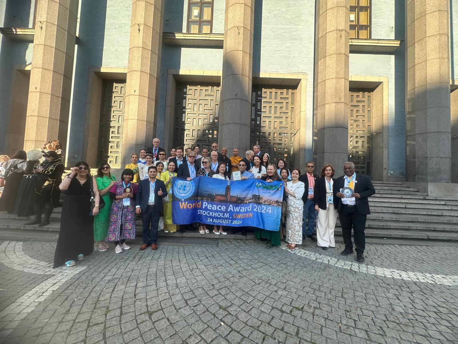Mr. Krishna Pandey of Nepal Honored with World Peace Ambassador Award 2024 in Stockholm